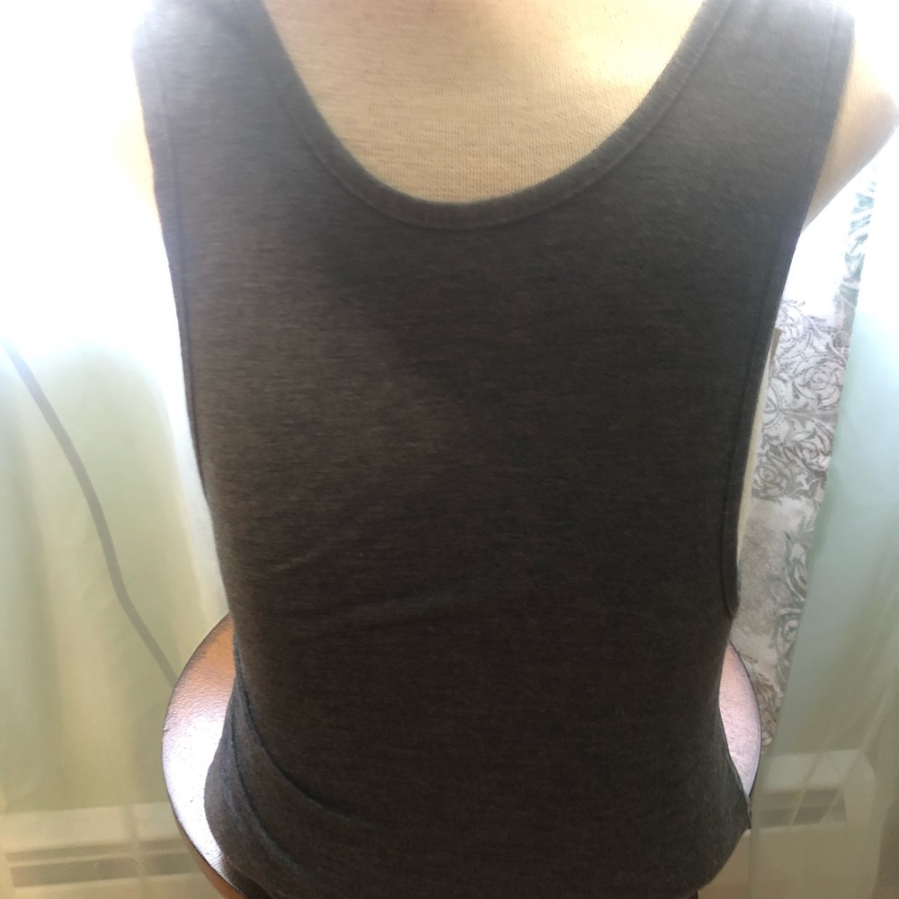 💎 5/$25 💎 Gray scoopneck bodysuit NWT